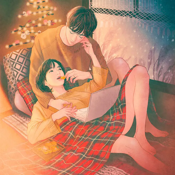 Korean Illustrator Captures Love And Intimacy So Well That You Can Almost Feel It (Part 2)