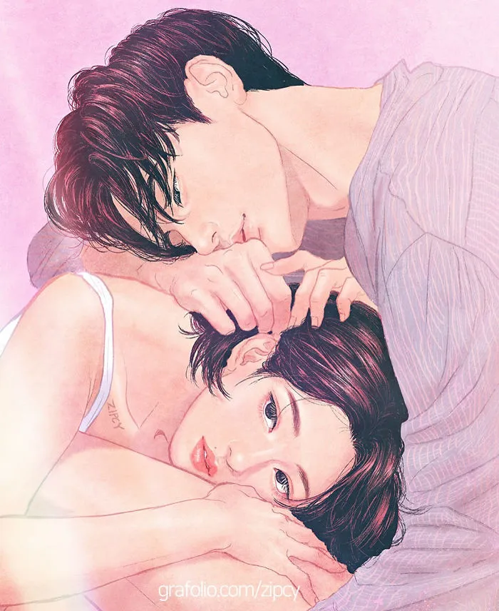 Korean Illustrator Captures Love And Intimacy So Well That You Can Almost Feel It (Part 2)