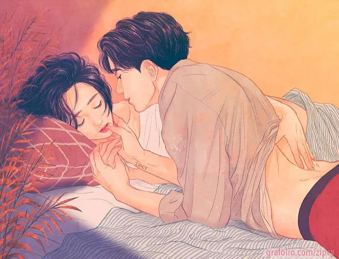Korean Illustrator Captures Love And Intimacy So Well That You Can Almost Feel It (Part 2)