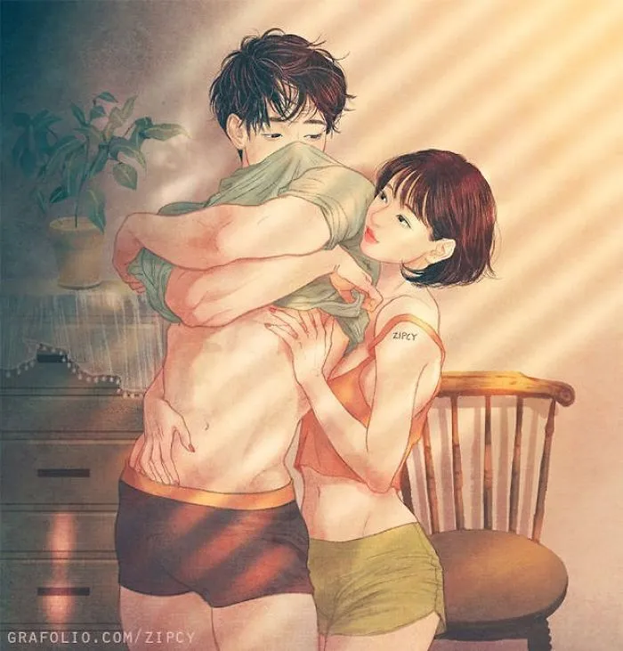 Korean Illustrator Captures Love And Intimacy So Well That You Can Almost Feel It (Part 2)