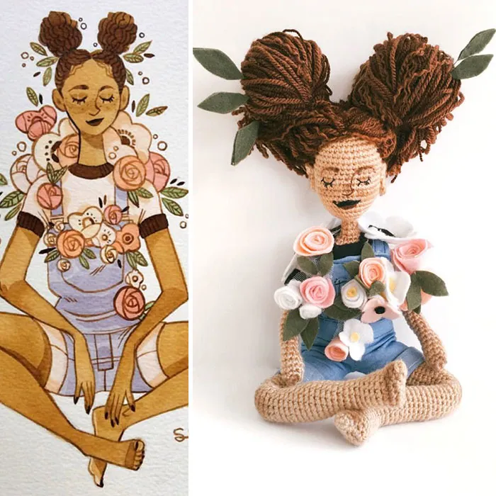 I Am A Stay-At-Home Mom Of Six And I've Been Creating Dolls Inspired By Real People (30 Pics)