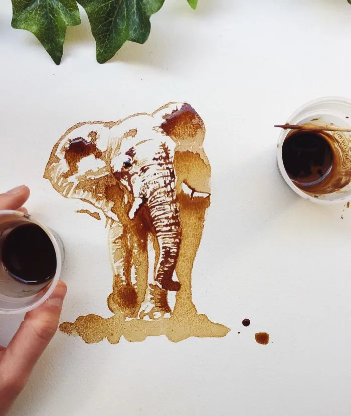 Coffee And Tea Turned Into Beautiful Art By Giulia Bernardelli