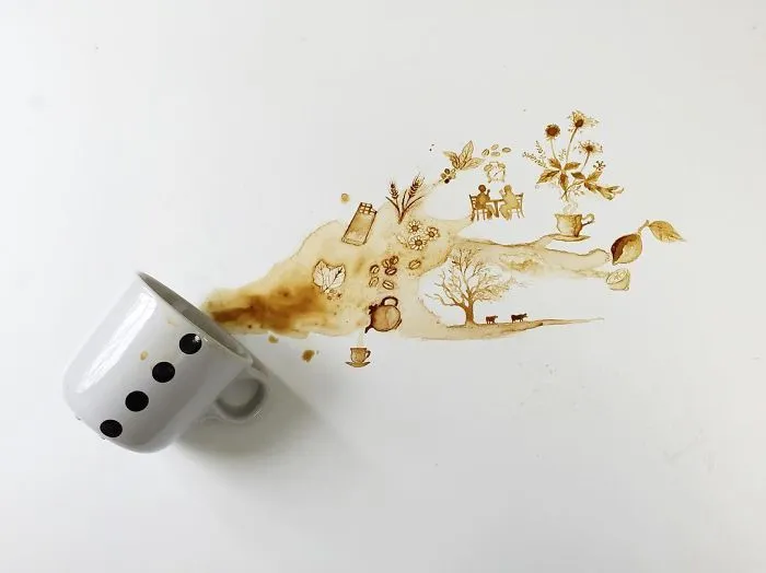 Coffee And Tea Turned Into Beautiful Art By Giulia Bernardelli