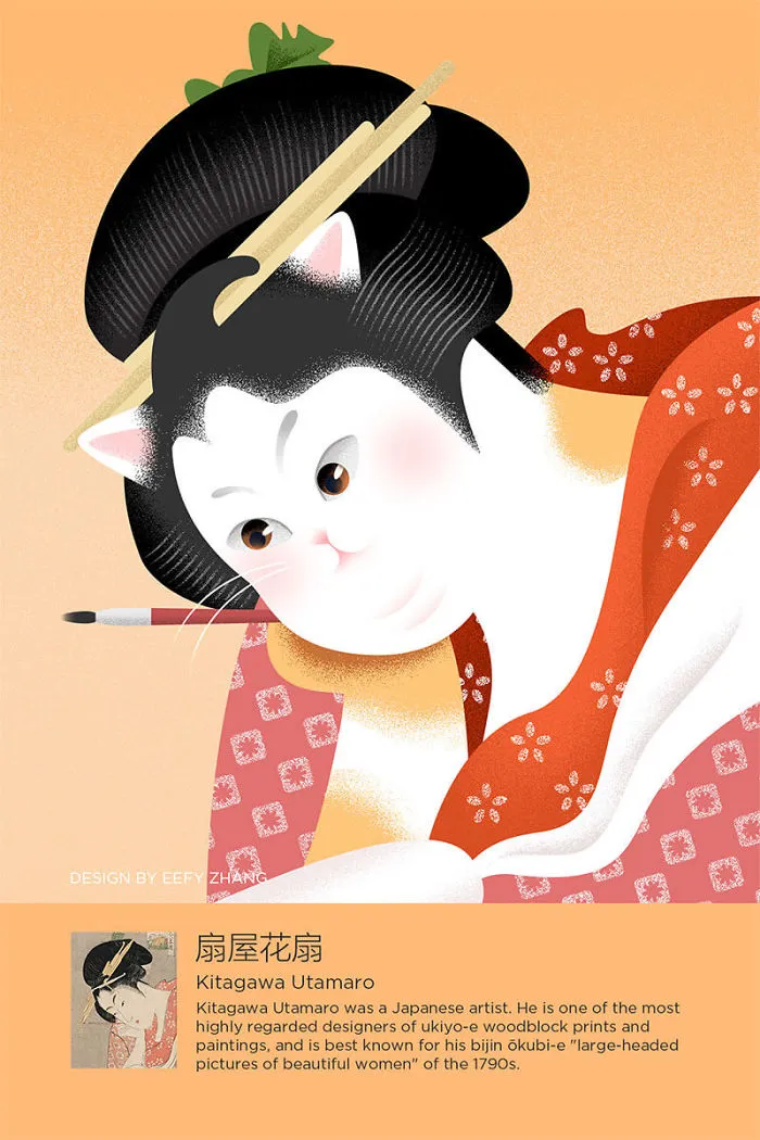 Artist Recreates Classic Paintings Using Cats