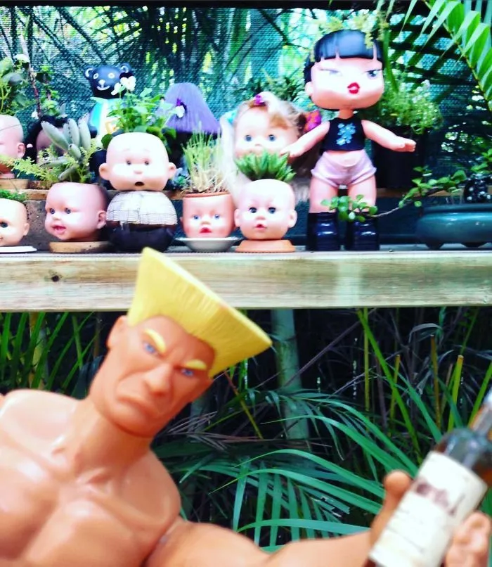 145 People Who Turned Old Dolls Into Planters And Scared The Hell Out Of Their Neighbors