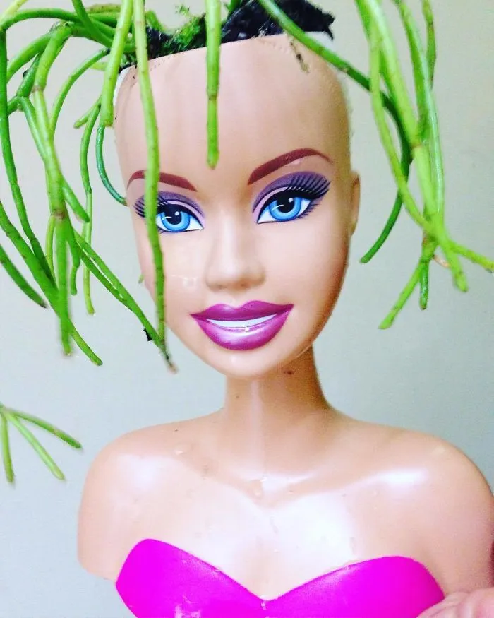 145 People Who Turned Old Dolls Into Planters And Scared The Hell Out Of Their Neighbors