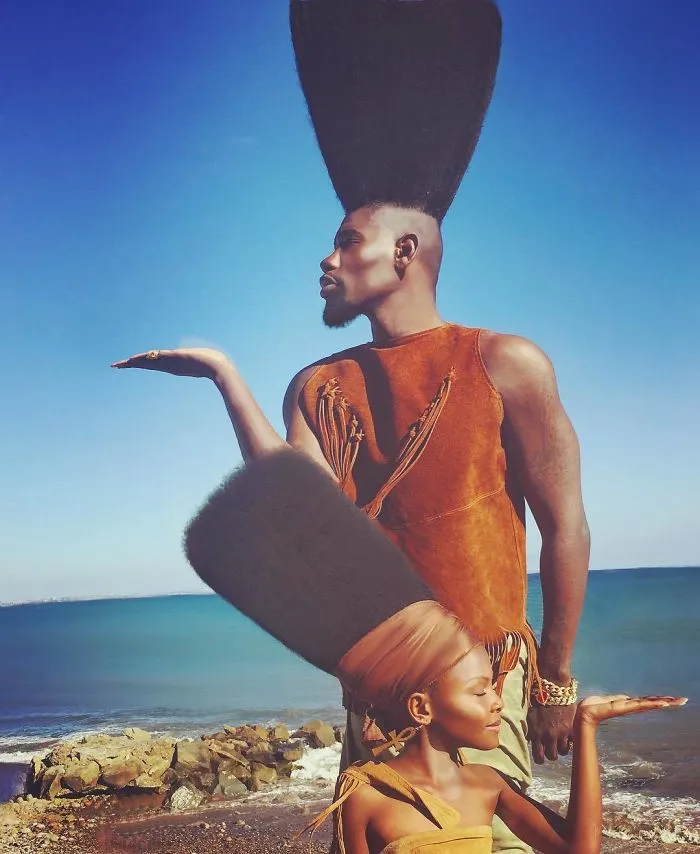 Father & Daughter Duo Takes Over The Internet With Their Natural Hairdos