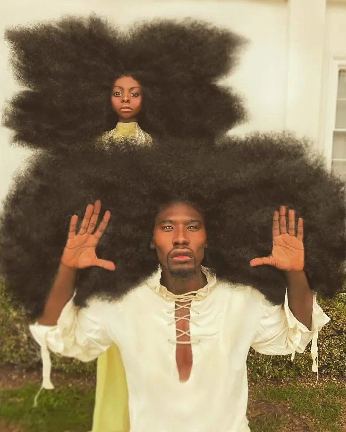 Father & Daughter Duo Takes Over The Internet With Their Natural Hairdos