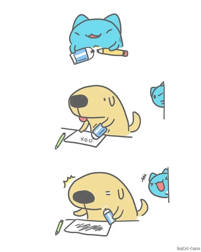 This Adorable Comic About A Cat-Bug Has A Dark Twist That You Probably Won't See Coming