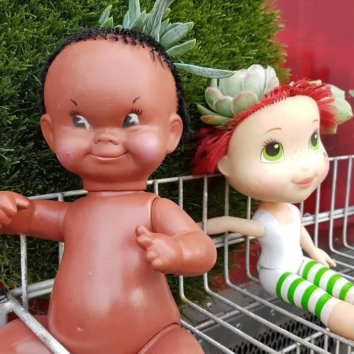 145 People Who Turned Old Dolls Into Planters And Scared The Hell Out Of Their Neighbors