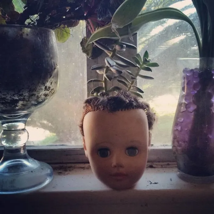 145 People Who Turned Old Dolls Into Planters And Scared The Hell Out Of Their Neighbors