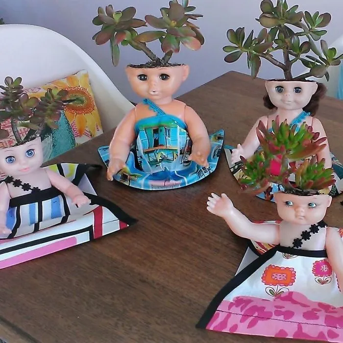 145 People Who Turned Old Dolls Into Planters And Scared The Hell Out Of Their Neighbors