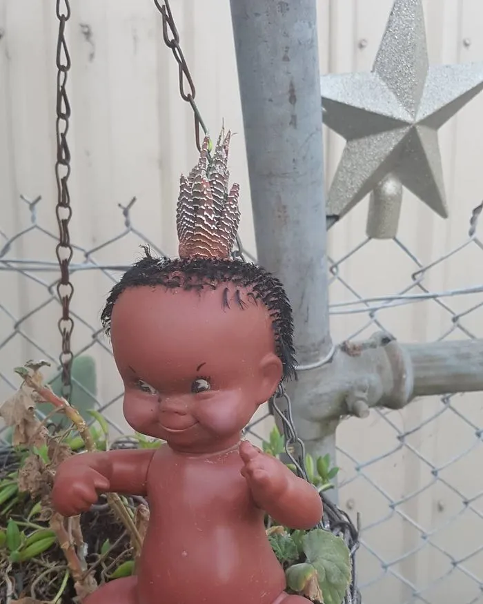 145 People Who Turned Old Dolls Into Planters And Scared The Hell Out Of Their Neighbors