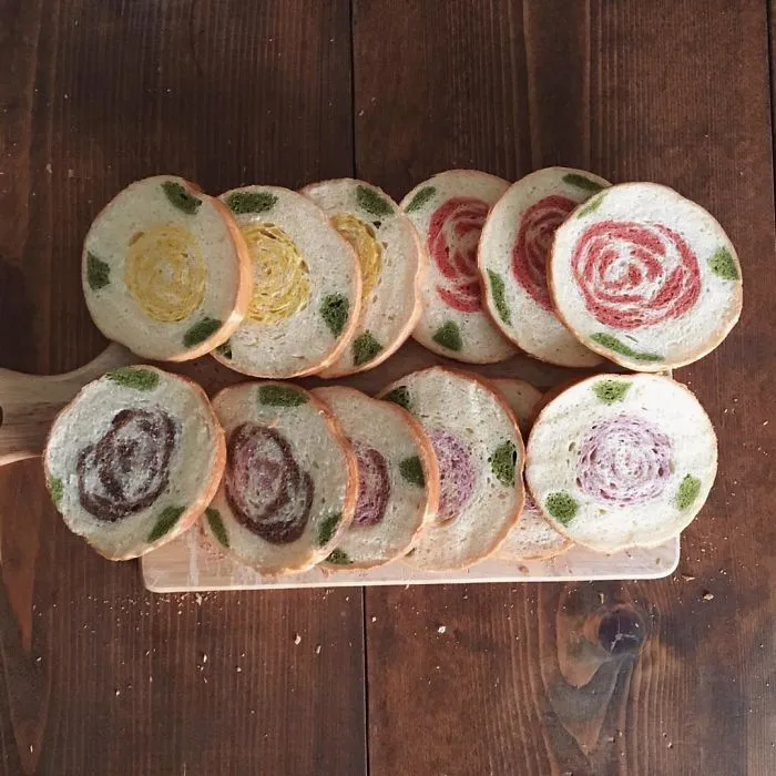 Flower Design Bread Loaf