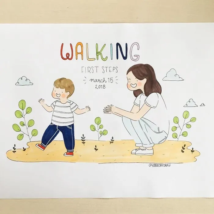 It Only Took Him 2 Years, But James Finally Took His First Steps Alone