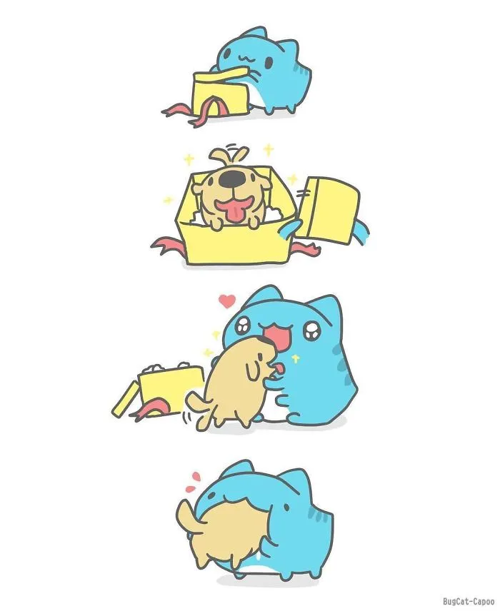 This Adorable Comic About A Cat-Bug Has A Dark Twist That You Probably Won't See Coming