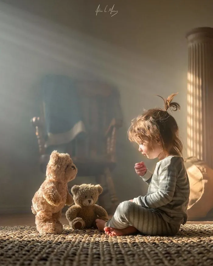 As A Dad Of Four, I’ve Been Taking Photos Of My Kids With Their Brother Bear For Years (30 Pics)
