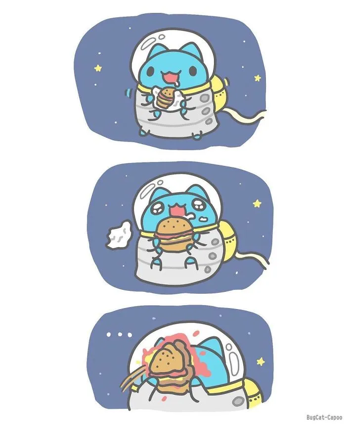 This Adorable Comic About A Cat-Bug Has A Dark Twist That You Probably Won't See Coming