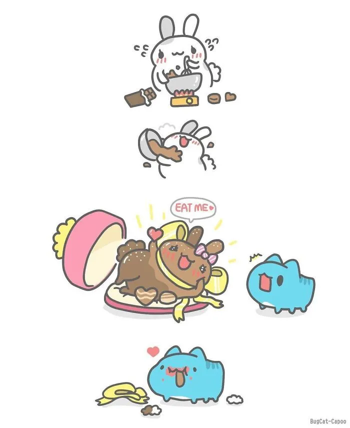 This Adorable Comic About A Cat-Bug Has A Dark Twist That You Probably Won't See Coming