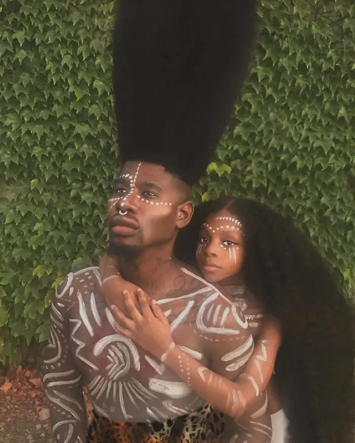 Father & Daughter Duo Takes Over The Internet With Their Natural Hairdos