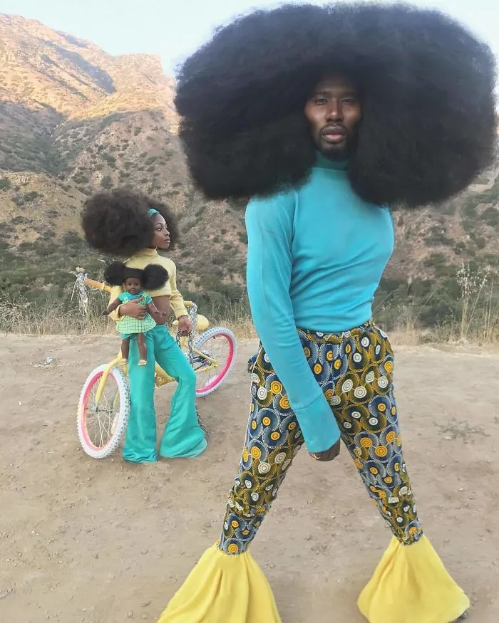 Father & Daughter Duo Takes Over The Internet With Their Natural Hairdos