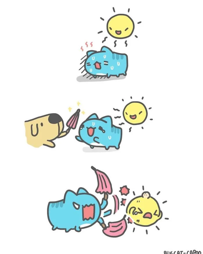 This Adorable Comic About A Cat-Bug Has A Dark Twist That You Probably Won't See Coming