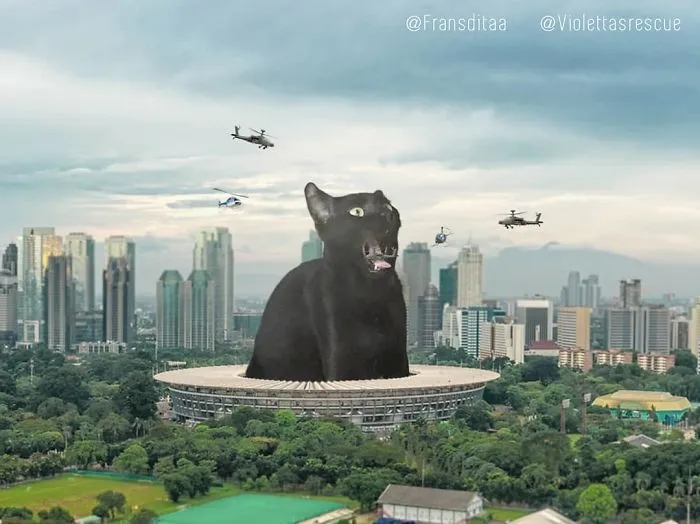 This Guy Photoshops Cats Into Giants And The Result Is Meow-nificent