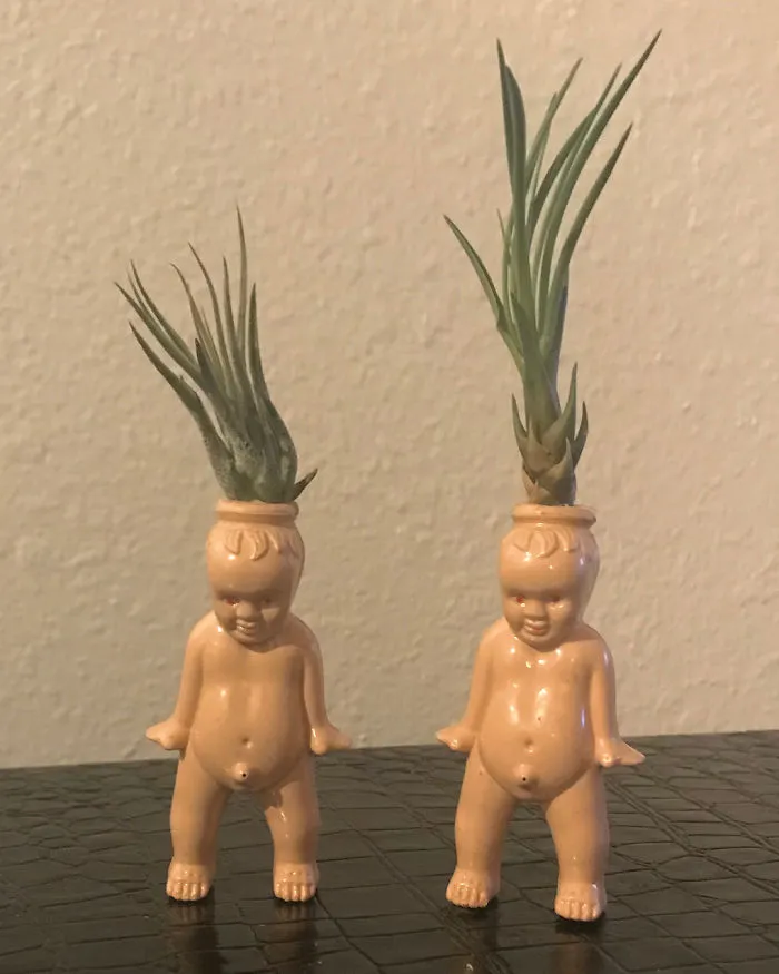 145 People Who Turned Old Dolls Into Planters And Scared The Hell Out Of Their Neighbors
