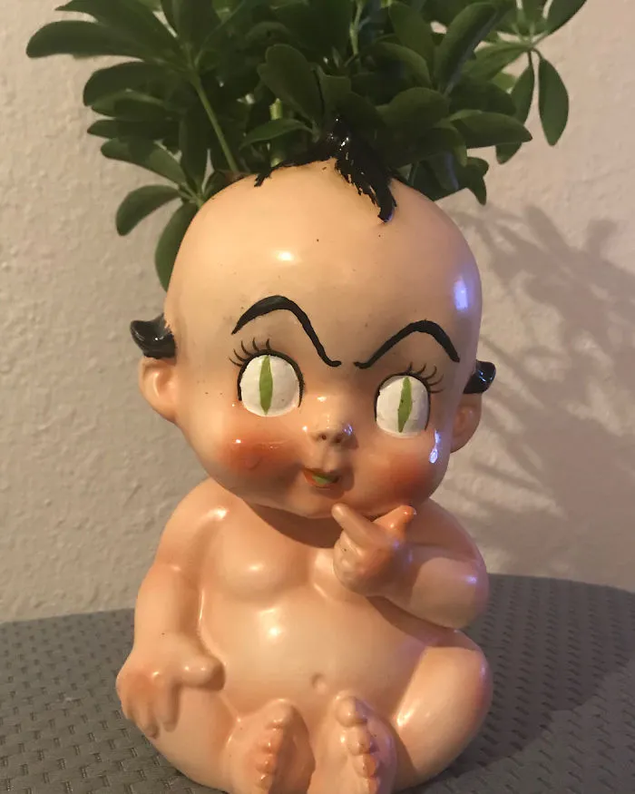 145 People Who Turned Old Dolls Into Planters And Scared The Hell Out Of Their Neighbors