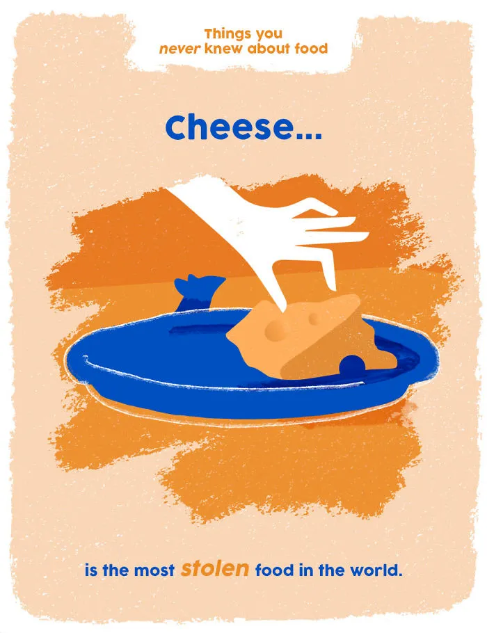 The Most Stolen Food In The World Is Cheese!