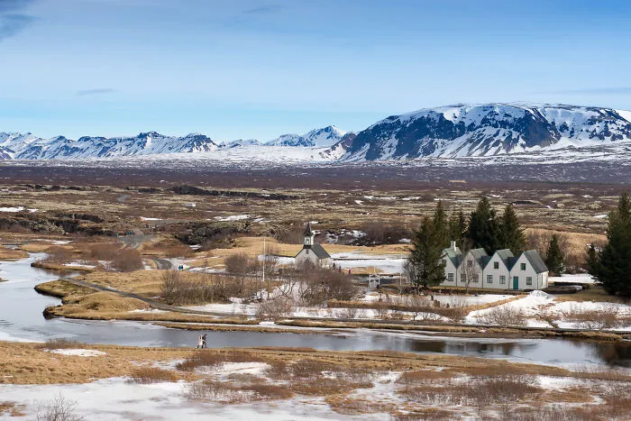 The View From The Þingvellir National Park