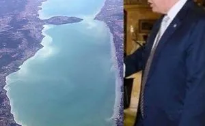 Hungarian Lake Balaton Totally Looks Like Donald Trump..😁😁