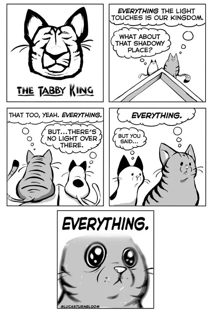 My Wife Insisted Me To Put These Comics On The Internet - They're About A Cat We Rescued A Few Months Ago