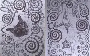 I Turn My Interpretation Notes Into Doodles And Drawings Of My Cats