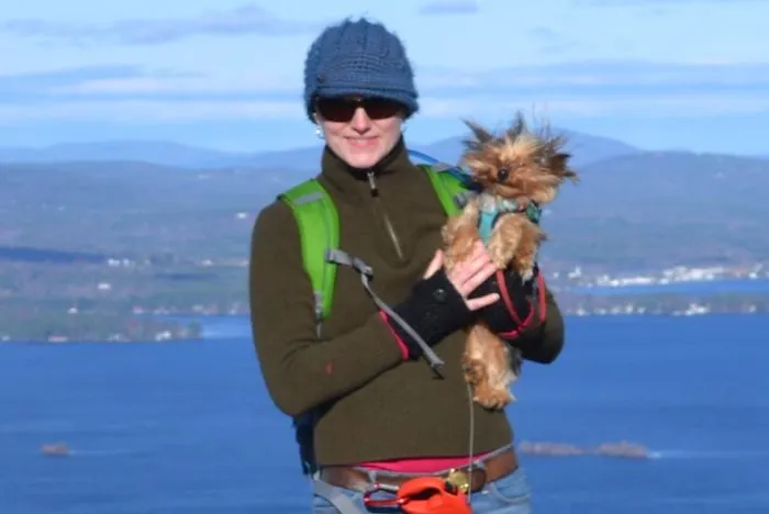 It Was So Windy And Cold At The Top Of The Mountain So I Quickly Grabbed My Dog, Posed For The Camera, And Then Immediately Hiked Back Down. I Didn’t See The Outcome Of The Photo Until I Checked My Camera Hours Later. Needless To Say, I Laughed Until I Cried!