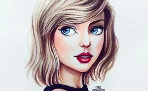 Russian Artist Continues Drawing Celebrities As Adorable Cartoon Characters