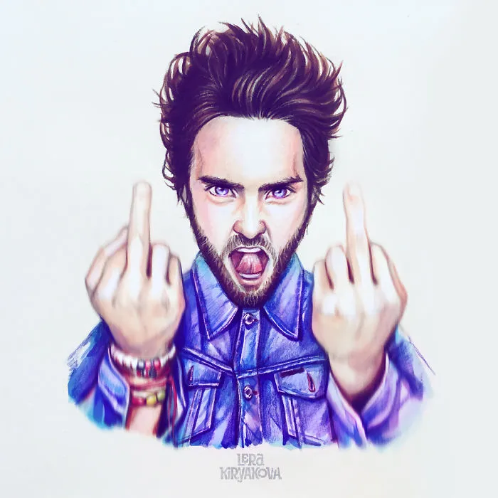 Russian Artist Continues Drawing Celebrities As Adorable Cartoon Characters