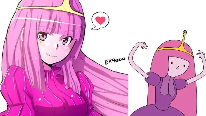 Adventure Time Characters As Anime | Cartoons Vs Anime