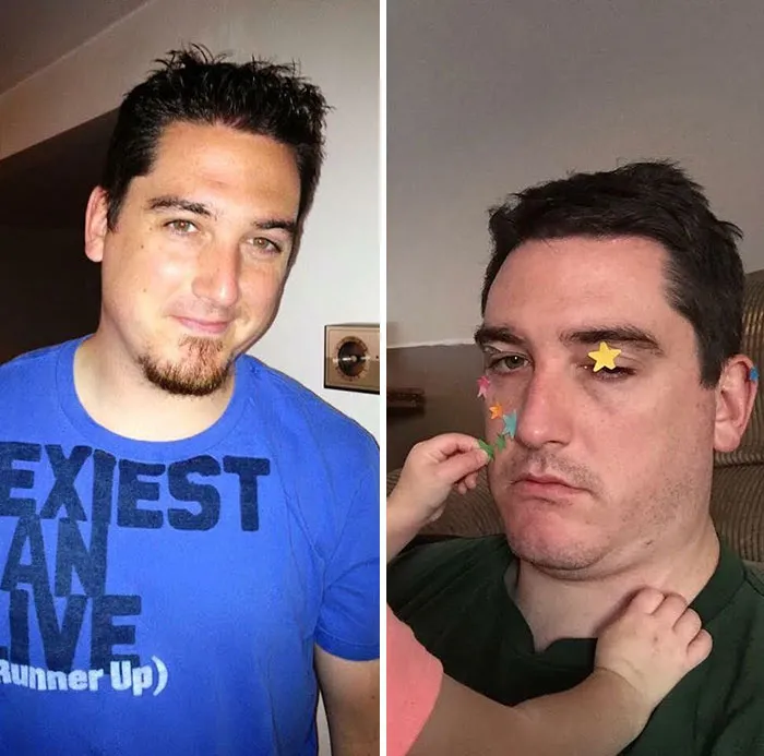 Got Toddlered: Parents Share Photos Of Them Before And After Having Kids, And The Difference Is Hilarious