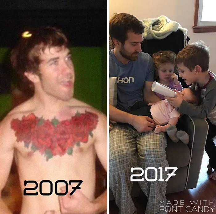 Got Toddlered: Parents Share Photos Of Them Before And After Having Kids, And The Difference Is Hilarious