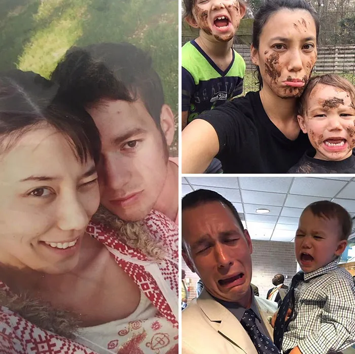 Got Toddlered: Parents Share Photos Of Them Before And After Having Kids, And The Difference Is Hilarious