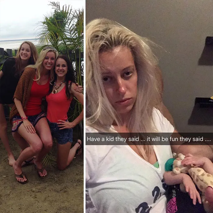 Got Toddlered: Parents Share Photos Of Them Before And After Having Kids, And The Difference Is Hilarious