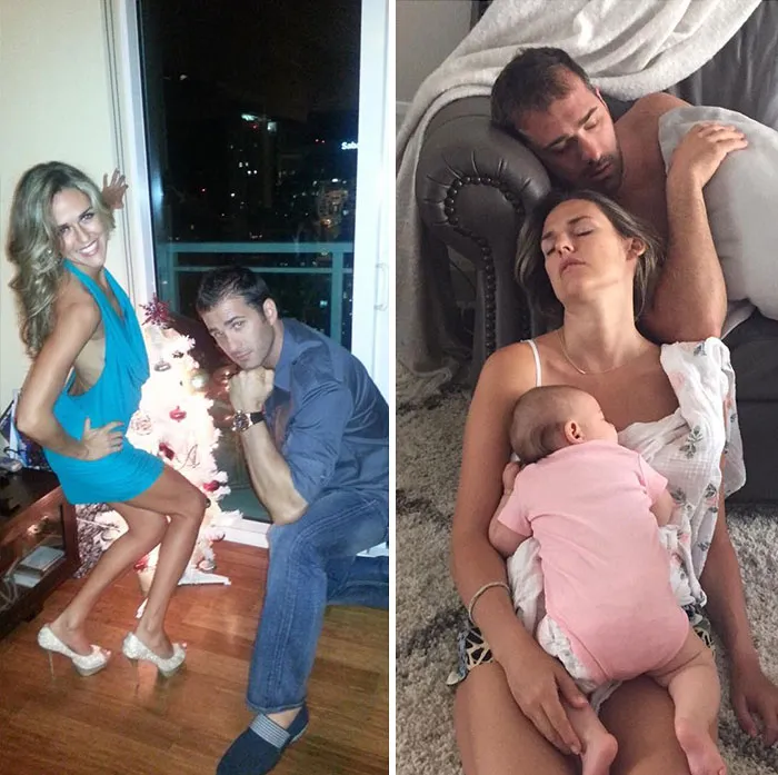 Got Toddlered: Parents Share Photos Of Them Before And After Having Kids, And The Difference Is Hilarious
