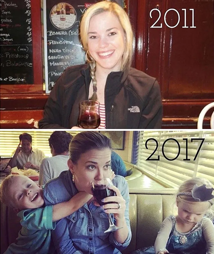 Got Toddlered: Parents Share Photos Of Them Before And After Having Kids, And The Difference Is Hilarious