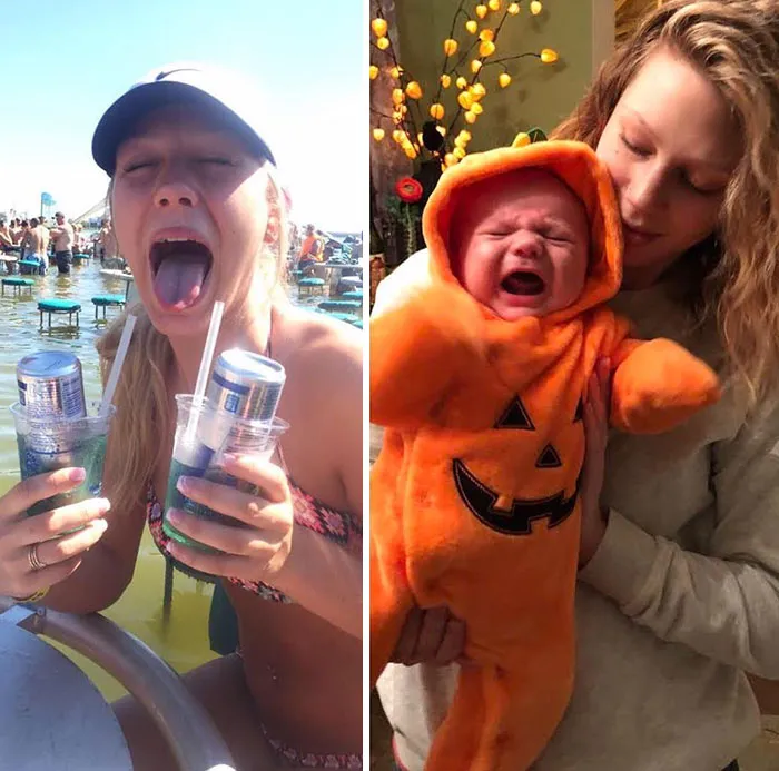 Got Toddlered: Parents Share Photos Of Them Before And After Having Kids, And The Difference Is Hilarious