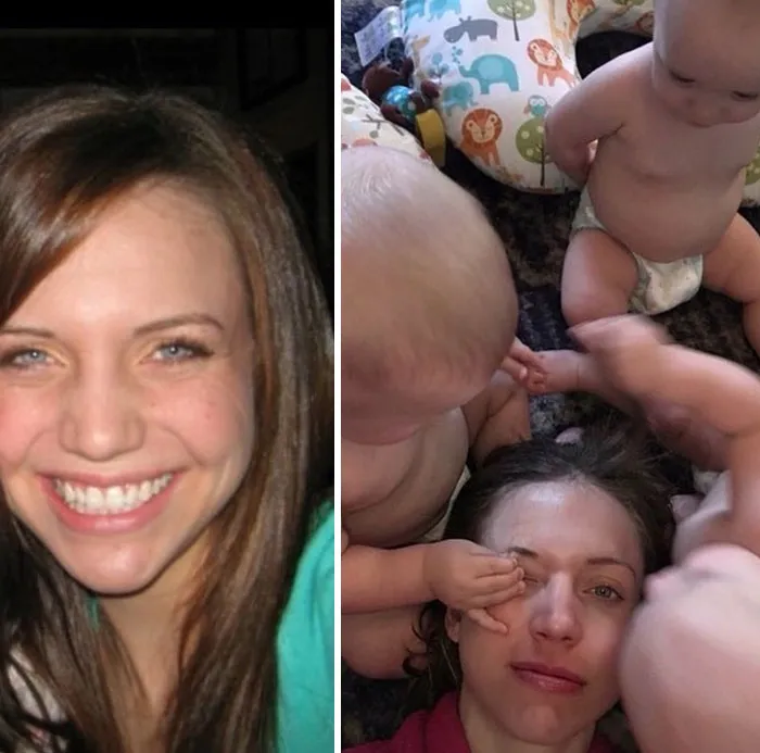Got Toddlered: Parents Share Photos Of Them Before And After Having Kids, And The Difference Is Hilarious