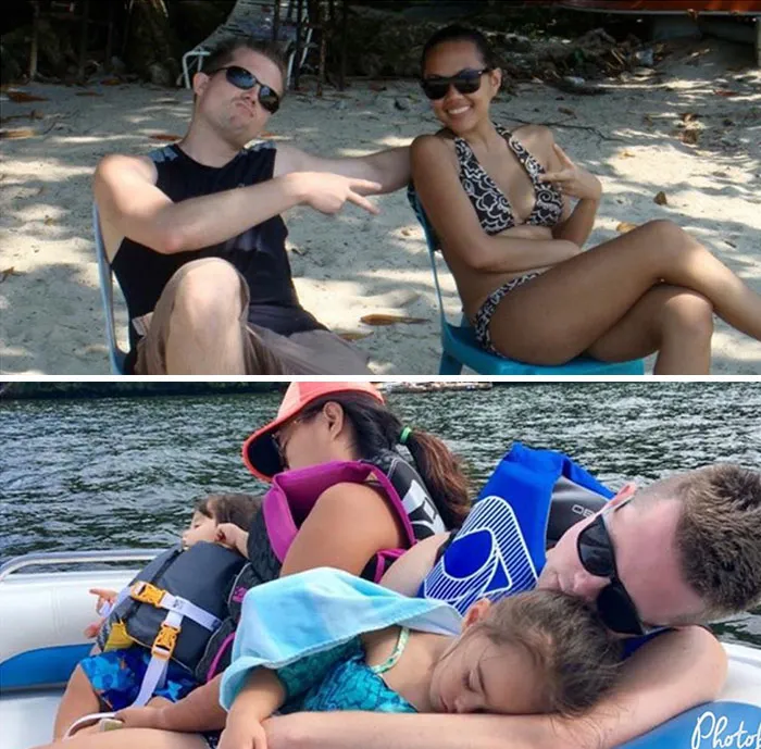 Got Toddlered: Parents Share Photos Of Them Before And After Having Kids, And The Difference Is Hilarious