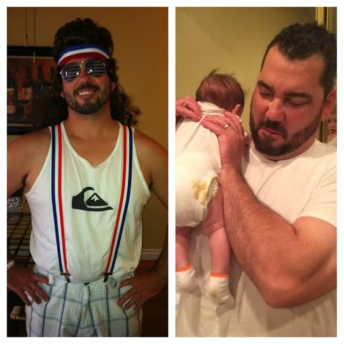 Got Toddlered: Parents Share Photos Of Them Before And After Having Kids, And The Difference Is Hilarious