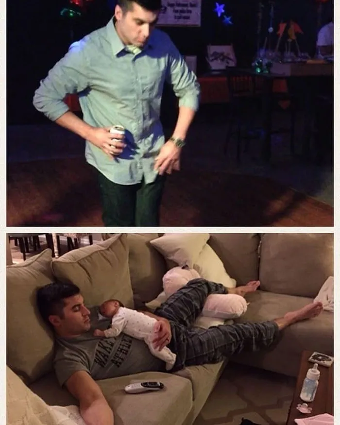 Got Toddlered: Parents Share Photos Of Them Before And After Having Kids, And The Difference Is Hilarious