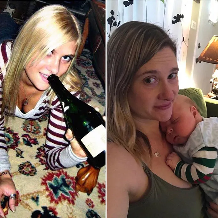 Got Toddlered: Parents Share Photos Of Them Before And After Having Kids, And The Difference Is Hilarious